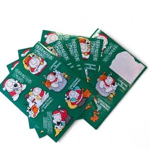 Vintage 90s Ziggy Christmas Is Sharing Stickers Orange Cat American Greetings